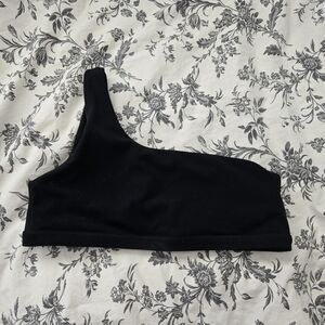 One-Shoulder LSKD Sports Bra